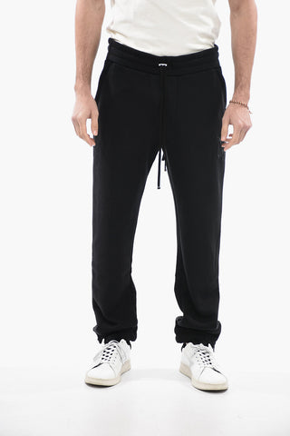 Joggers in Cotone con Elastico Alla Caviglia