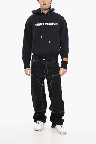 Hooded THIS IS NOT Brushed Cotton Sweatshirt