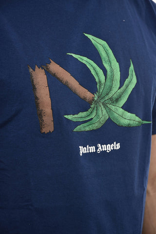 Cotton Crew-Neck T-shirt with Print