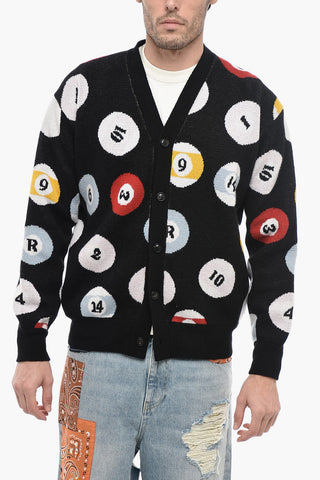 All-Over Embroidered Cashmere Cardigan