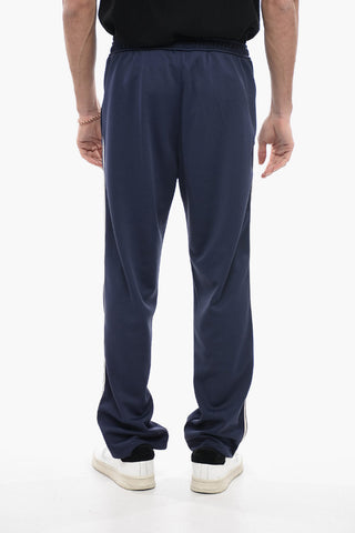 Slim Fit Track Pants with Contrasting side Bands
