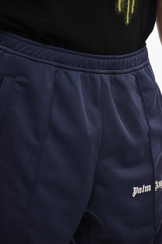 Slim Fit Track Pants with Contrasting side Bands