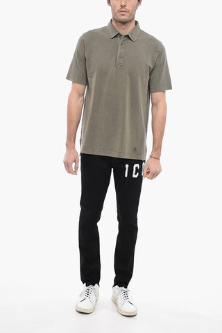 3 Button Hopsack Cotton Polo