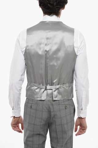 CC COLLECTION 3-Piece District Check Wool Suit