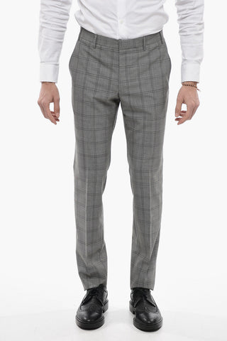 CC COLLECTION 3-Piece District Check Wool Suit