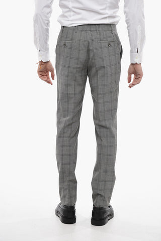 CC COLLECTION 3-Piece District Check Wool Suit