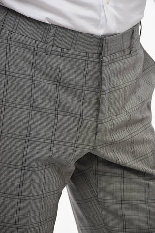 CC COLLECTION 3-Piece District Check Wool Suit