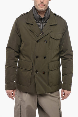Double Breasted Utility jacket With Removable Chest Piece