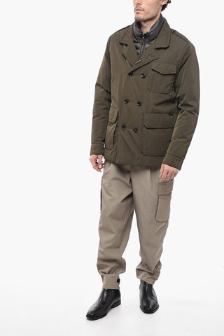 Double Breasted Utility jacket With Removable Chest Piece