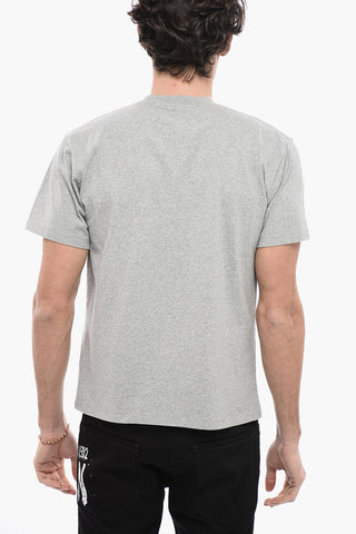 Solid Color NO PROBLEMO Crew-neck T-Shirt