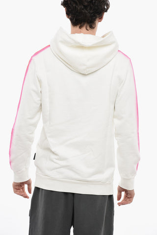 SPRAYED PALM Hoodie Sweatshirt with Multicolored Print