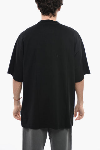 Maxi T-shirt Girocollo I LOVE PA Stampata in Cotone