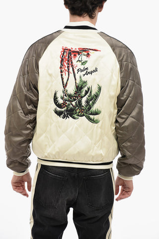 Bomber UPSIDEDOWN con Ricamo Palme