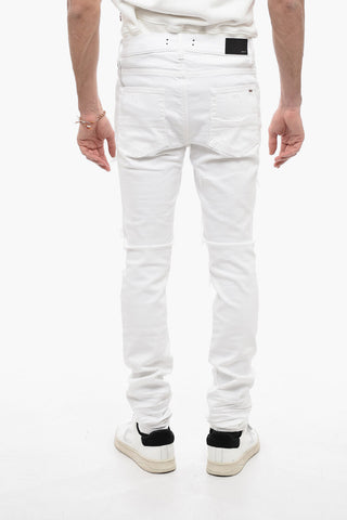 Light Wash THRASHER Jeans with Bandana Motif Patches 15cm