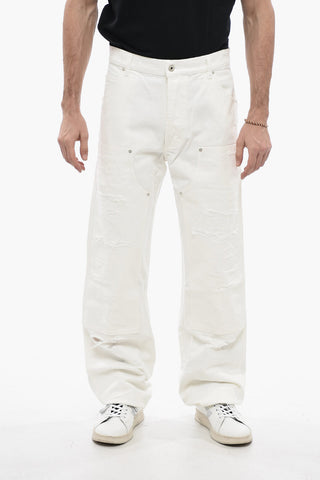 Distressed Denim CARPENTER Cargo Pants