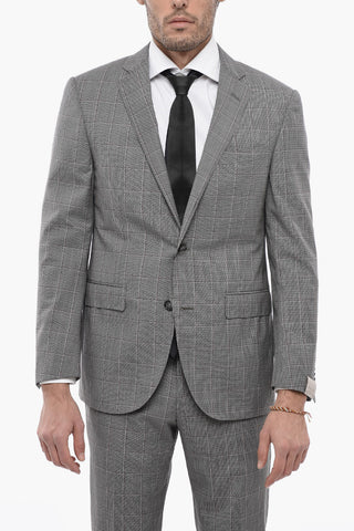 Abito ACADEMY in Lana Vergine con Motivo Windowpane