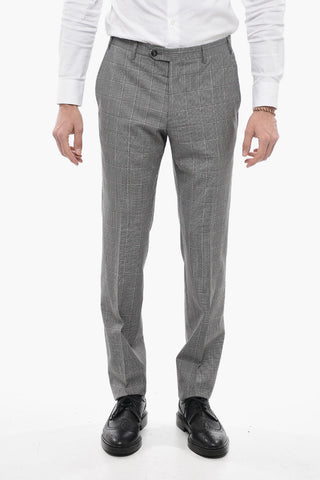 Abito ACADEMY in Lana Vergine con Motivo Windowpane