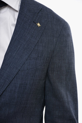 CC COLLECTION Pin Check REWARD Suit with Flap Pockets