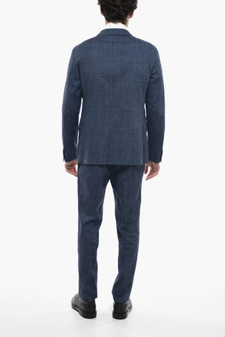 CC COLLECTION Pin Check REWARD Suit with Flap Pockets