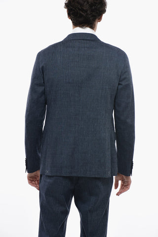 CC COLLECTION Pin Check REWARD Suit with Flap Pockets