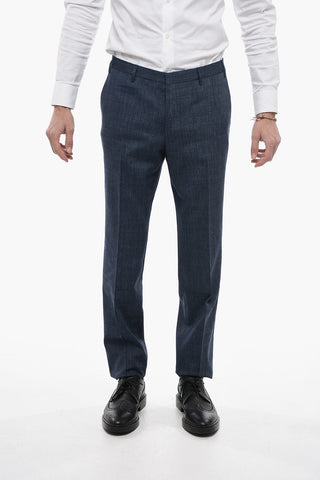 CC COLLECTION Pin Check REWARD Suit with Flap Pockets