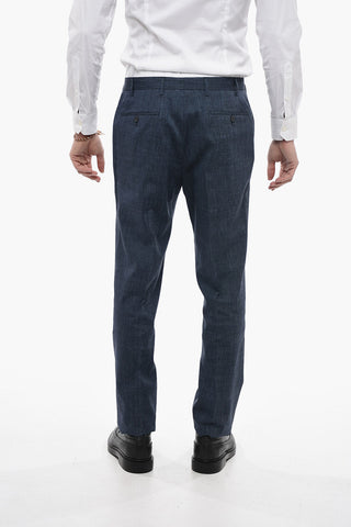 CC COLLECTION Pin Check REWARD Suit with Flap Pockets
