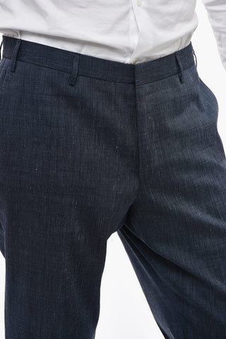 CC COLLECTION Pin Check REWARD Suit with Flap Pockets