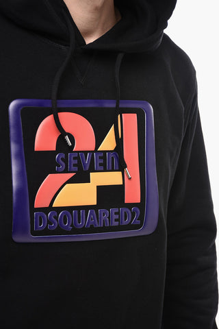 Solid Color 24 SEVEN COOL Hoodie with Embossed Detail
