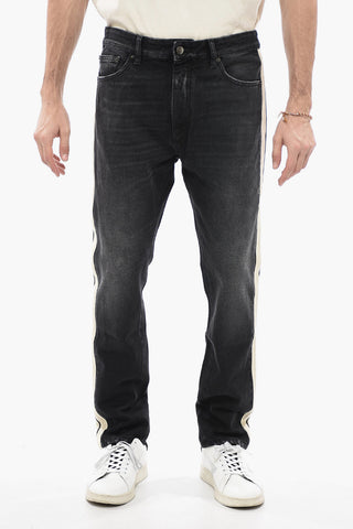Black Wash Jenas with Contrasting Side Bands 17cm