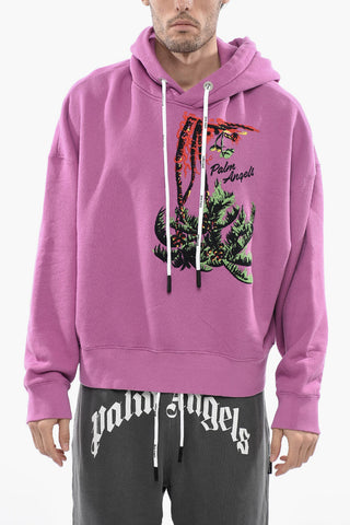UPSIDEDOWN PALM Hoodie Sweatshirt with Embroidery