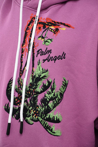 UPSIDEDOWN PALM Hoodie Sweatshirt with Embroidery