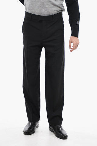 SEASONAL Slim Fit Pants with Embroidered Logo