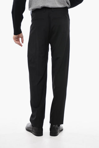 SEASONAL Slim Fit Pants with Embroidered Logo