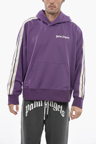 Track Hoodie with Logo-Print