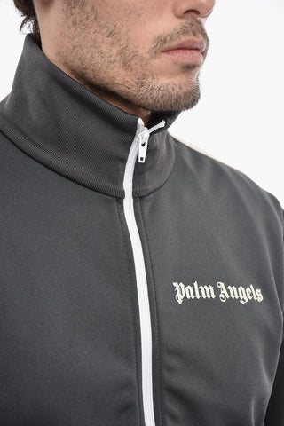2-Pockets Track Sweatshirt with Zipped Closure