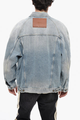 Giubbott SUNSET in Denim con Effetto Distressed