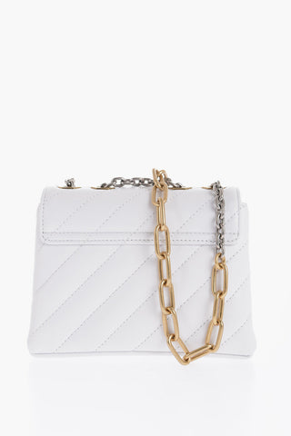Quilted Leather JACKHAMMER 19 Shoulder Bag with Two-Tone Chain