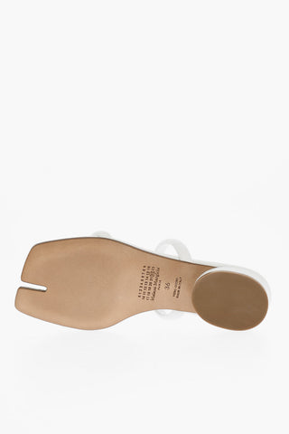 MM22 Leather TABI Sandals Heel 3cm