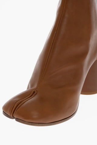 MM22 Stivaletti TABI in Pelle Tacco 8cm