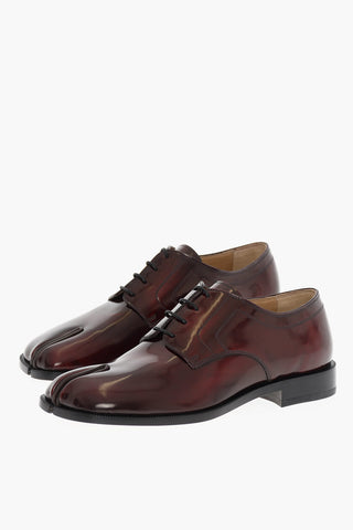 MM22 Patent Leather TABI Derby Shoes