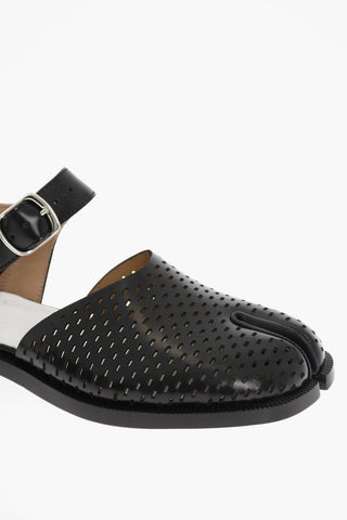 MM22 Perforated Leather TABI Sandals