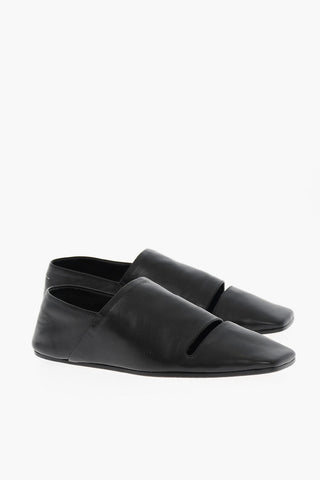 MM6 Mocassini in Pelle con Dettaglio Cut-Out