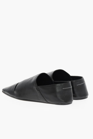 MM6 Mocassini in Pelle con Dettaglio Cut-Out