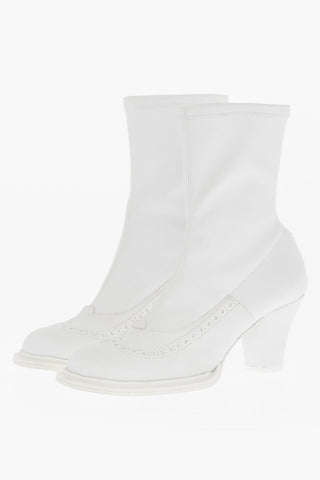 MM22 Leather Sock Booties 7cm