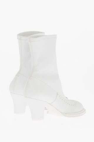 MM22 Leather Sock Booties 7cm