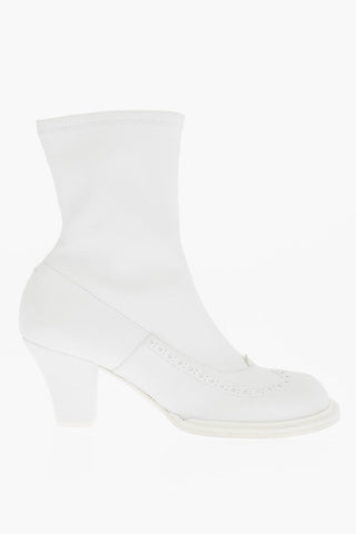 MM22 Leather Sock Booties 7cm
