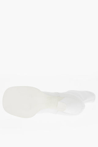 MM22 Leather Sock Booties 7cm