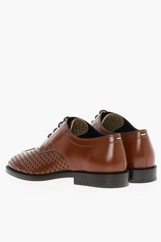 MM22 Scarpe Derby TABI in Pelle Traforata