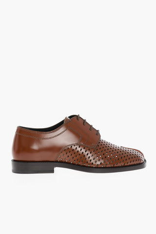 MM22 Scarpe Derby TABI in Pelle Traforata