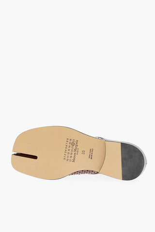 MM22 Scarpe Derby TABI in Pelle Traforata